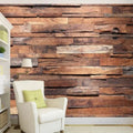 3D Wallpaper Light Retro Nostalgic Wood Stripe SKU# WAL0427