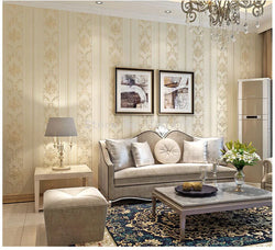 Damask Vertical Striped Wallpaper SKU# WAL0411