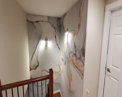 3D Wallpaper Flowing Marble
