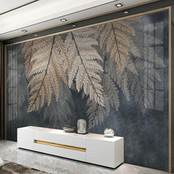 3D Modern Art Plant Leaves 