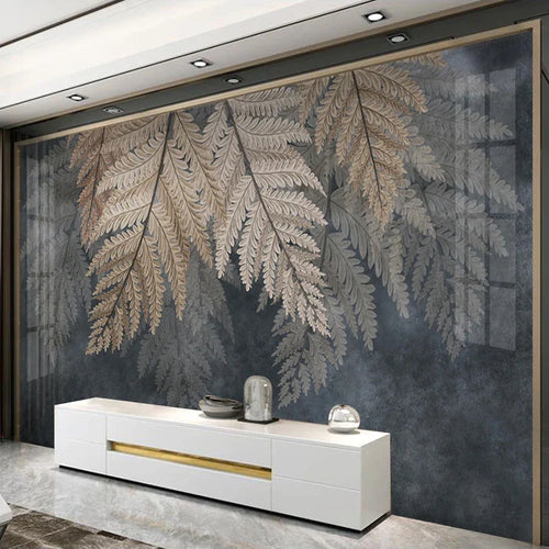 3D Modern Art Plant Leaves 