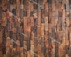 3D Wallpaper Wood Stripe & Wood Cladding