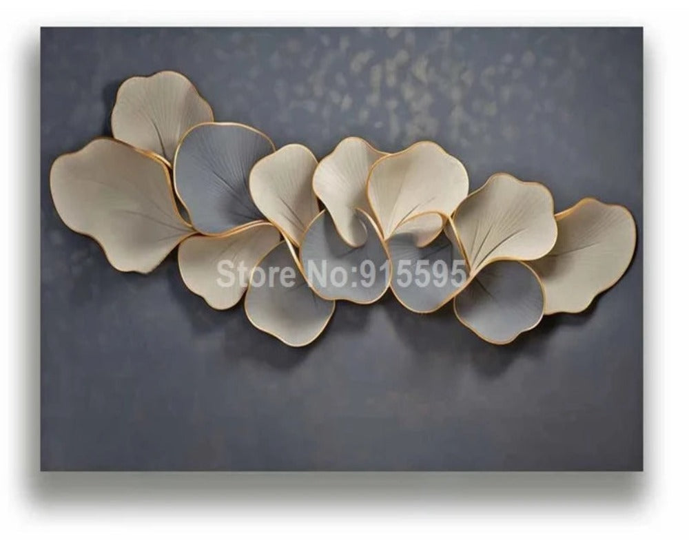 Relief Floral 3D Wallpaper