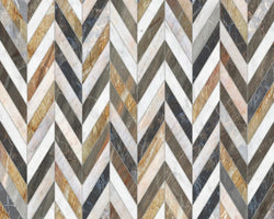 Colorful Wood Stripe 3D Wallpaper 