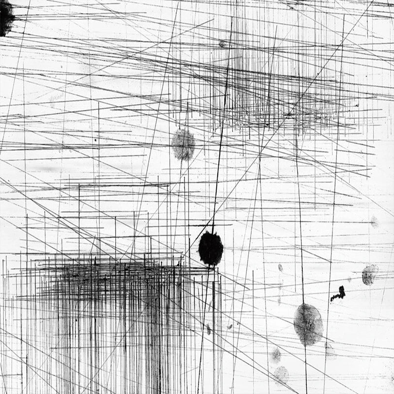 Wallpaper Abstract White & Black Stripe Lines for Wall Covering