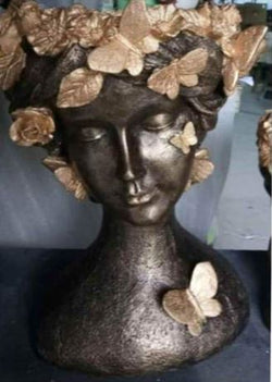 Stonecast Flower Crown Pots for Plants SKU# IAC0012