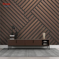 3D Wallpaper Urban Slat Geometry