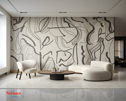 3D Wallpaper Monochrome Muse