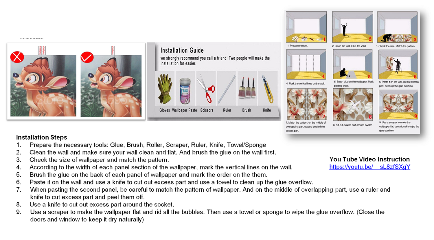 3D Wallpaper Wild Life SKU# WAL0654