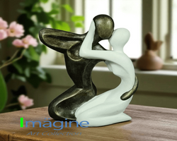 Soulmate Silhouette Stonecast Sculpture Figurine
