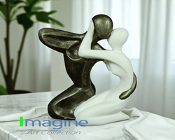 Soulmate Silhouette Stonecast Sculpture Figurine
