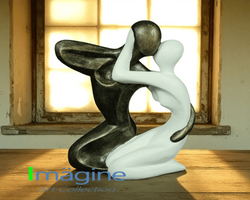Soulmate Silhouette Stonecast Sculpture Figurine
