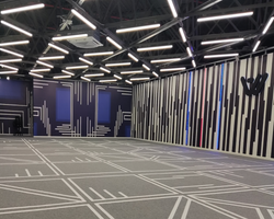 Another World VR Park Arena Branded Carpet Tiles & Tape