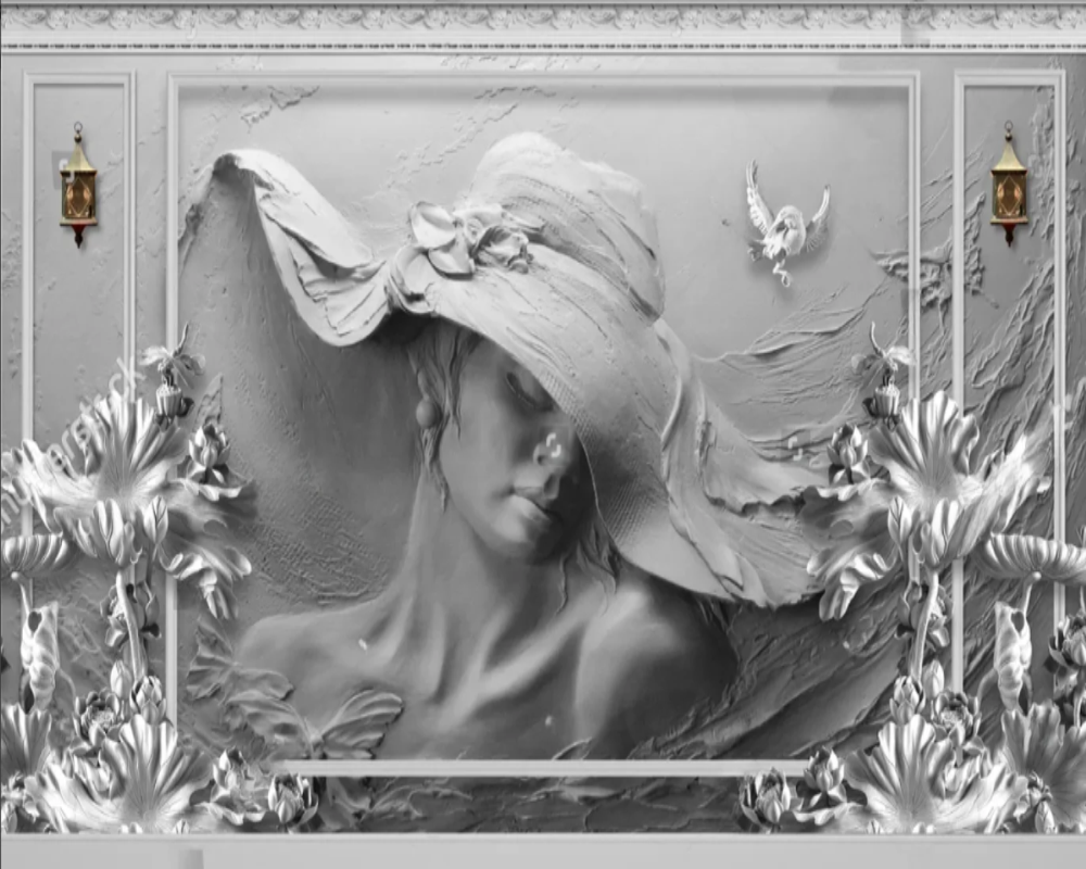 3D Wallpaper Elizabeth of France Series I SKU# WAL0212