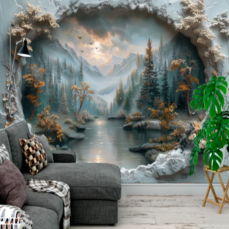 3D Wallpaper Mystic Forest SKU# WAL0757