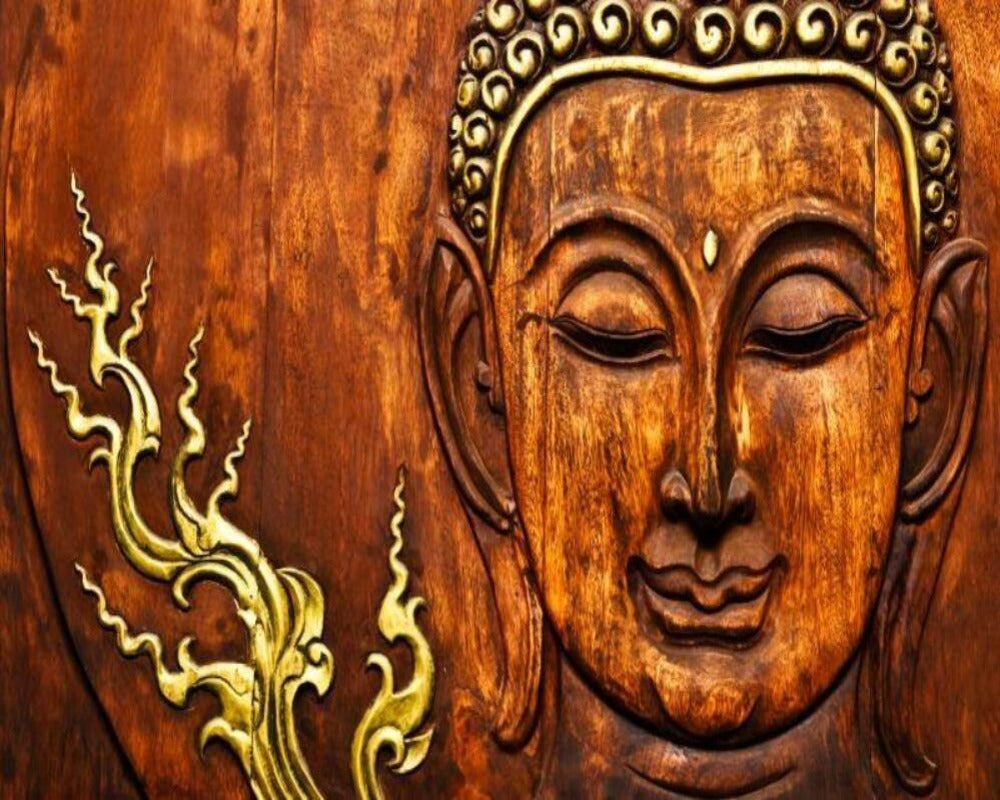 3D Wallpaper Buddha Various Designs SKU# WAL0107