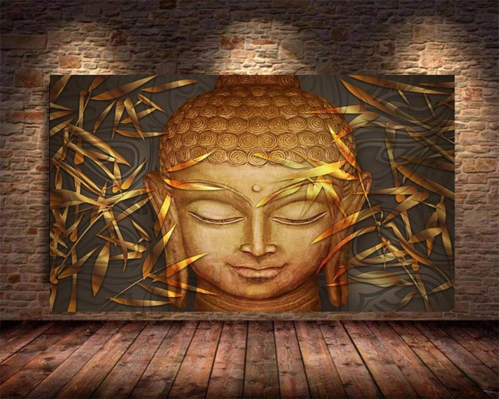 3D Wallpaper Buddha Various Designs 