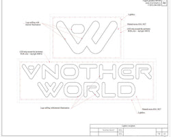 Another World Reception Desk - Custom Made