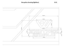 Another World Reception Desk - Custom Made