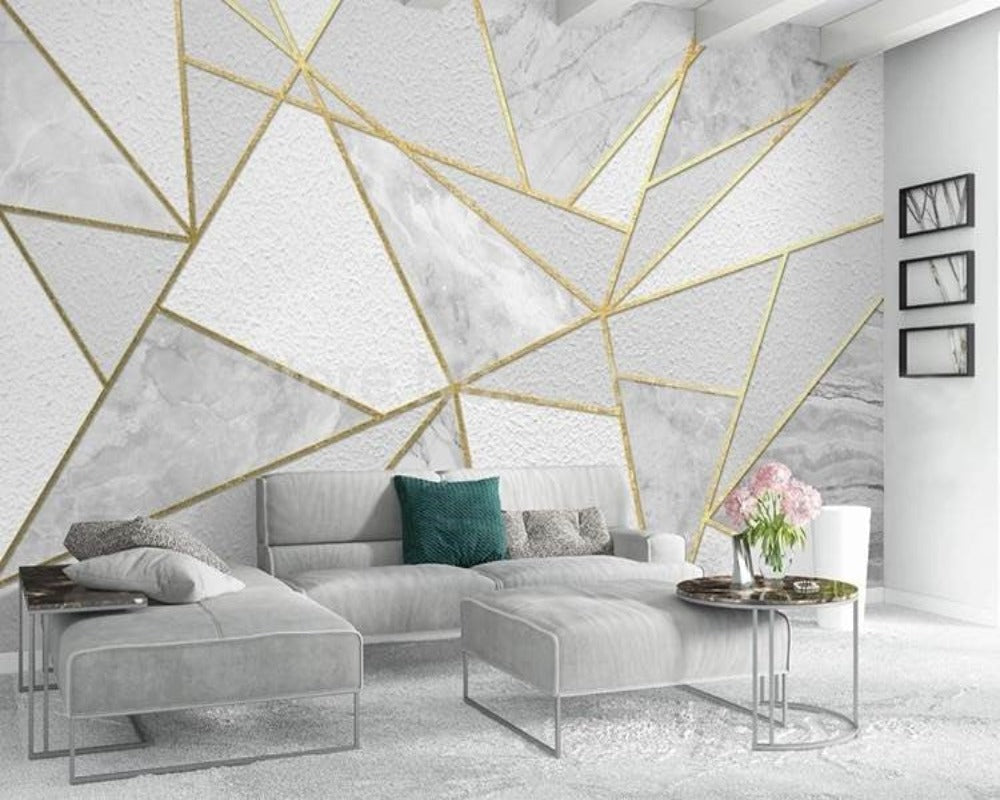3D Wallpaper Multi Marble Design 