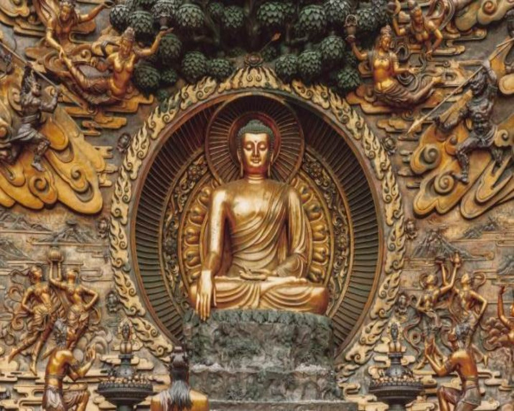 3D Wallpaper Buddha Mystic Series 