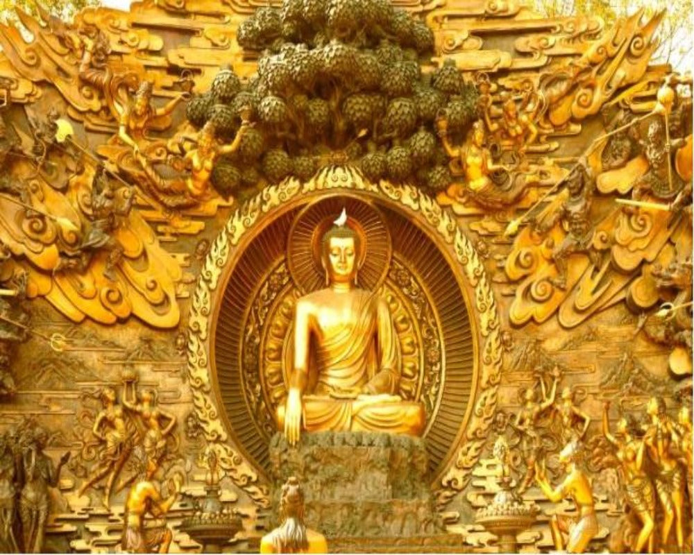 3D Wallpaper Buddha Mystic Series 