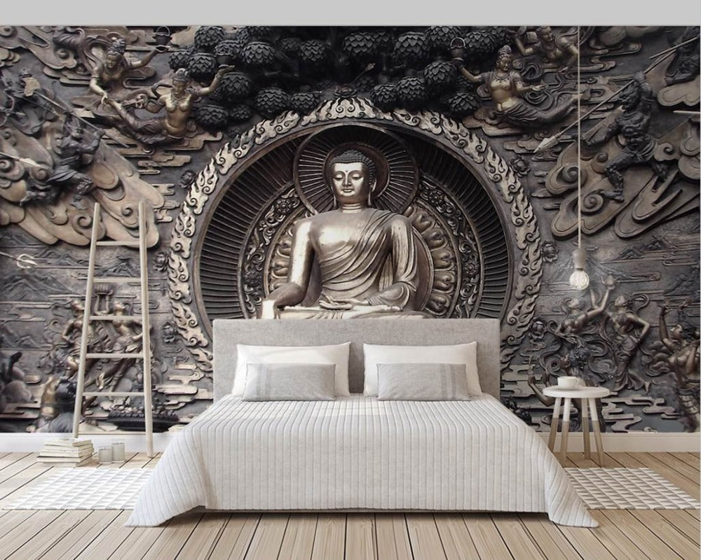 3D Wallpaper Buddha Mystic Series 
