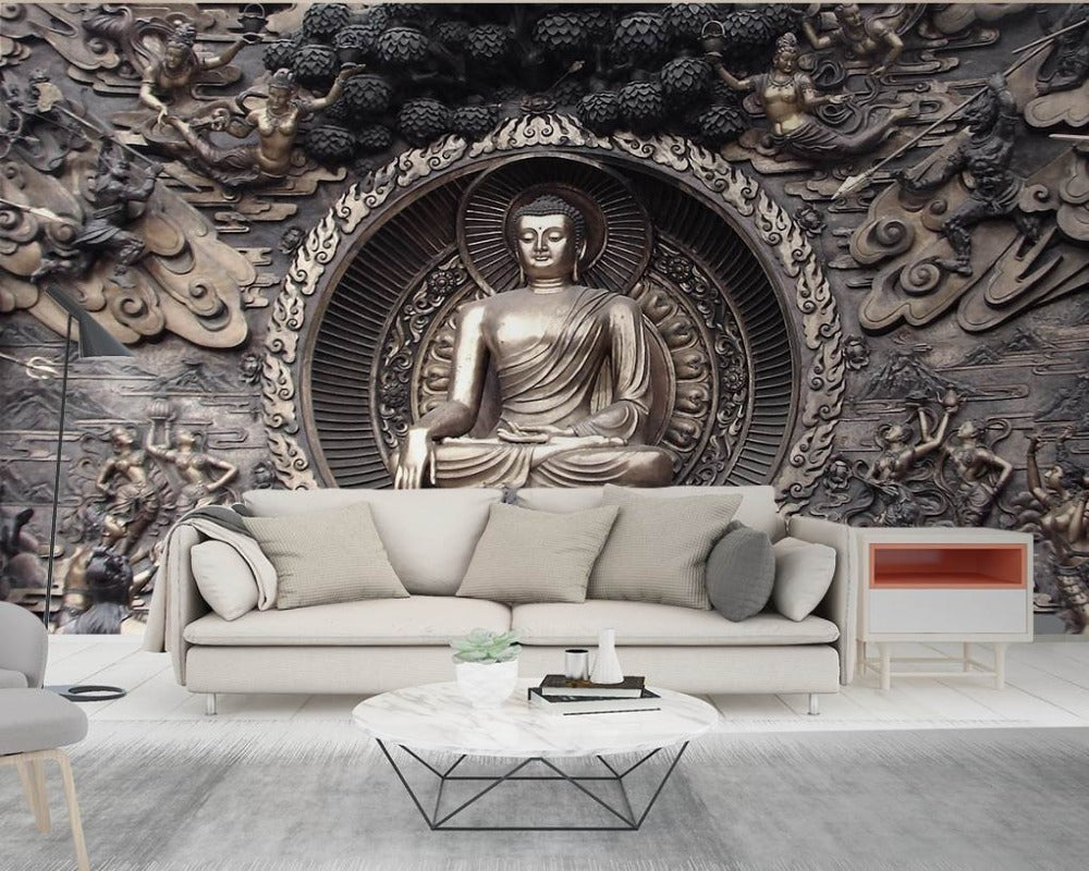 3D Wallpaper Buddha Mystic Series 