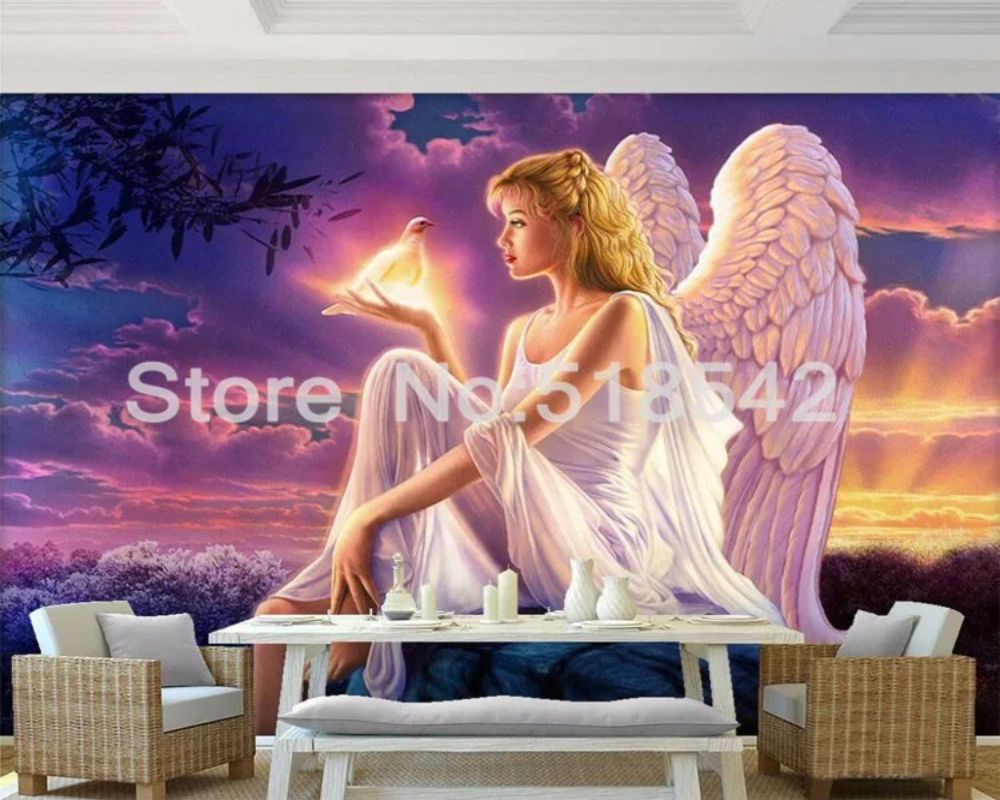 3D Wallpaper Angel Eye Nights SKU# WAL0449