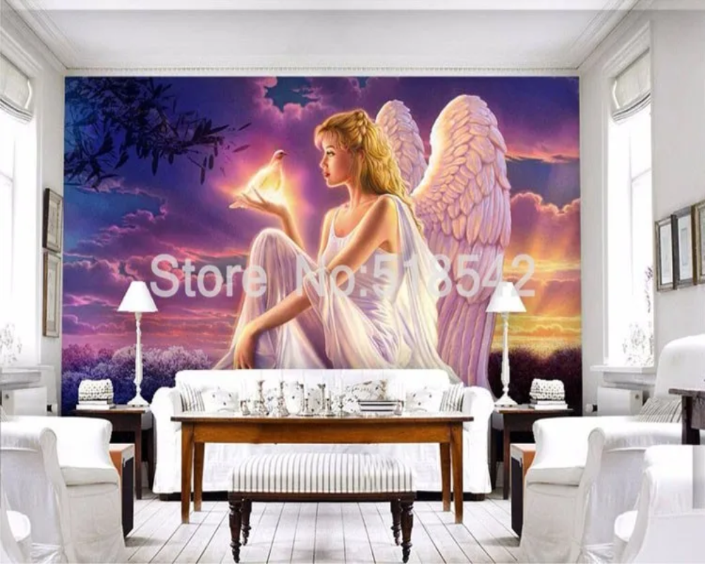 3D Wallpaper Angel Eye Nights SKU# WAL0449