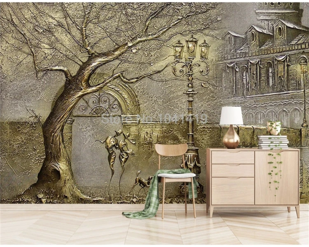 3D Wallpaper Artisan City Romance SKU# WAL0462
