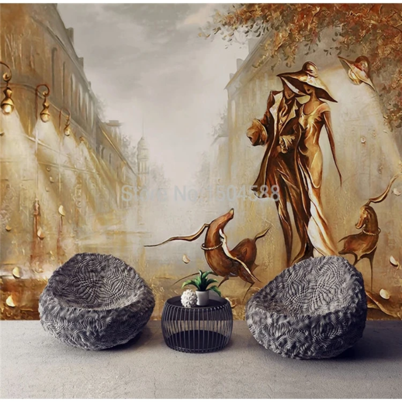 3D Wallpaper 1925 France De Parede SKU# WAL0463