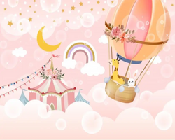 3D Wallpaper Balloon Fun Daycare