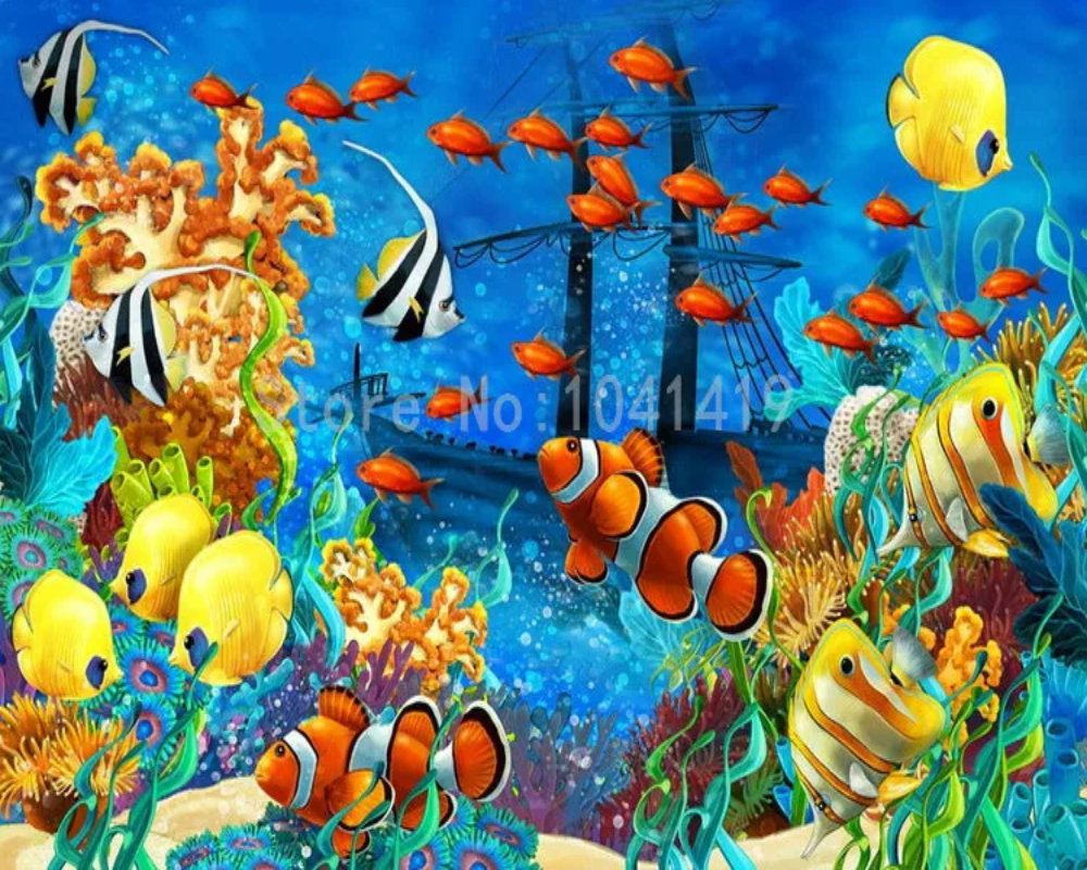 3D Wallpaper Fantasy Sea World II 