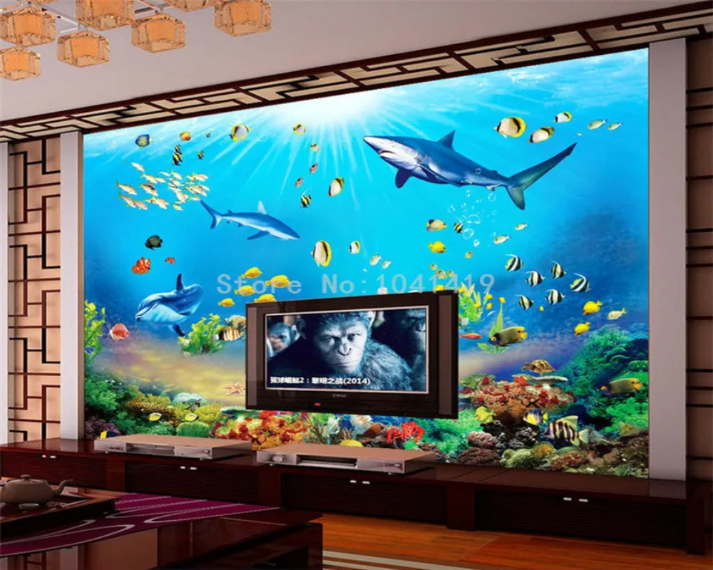 3D Wallpaper Fantasy Sea World IV