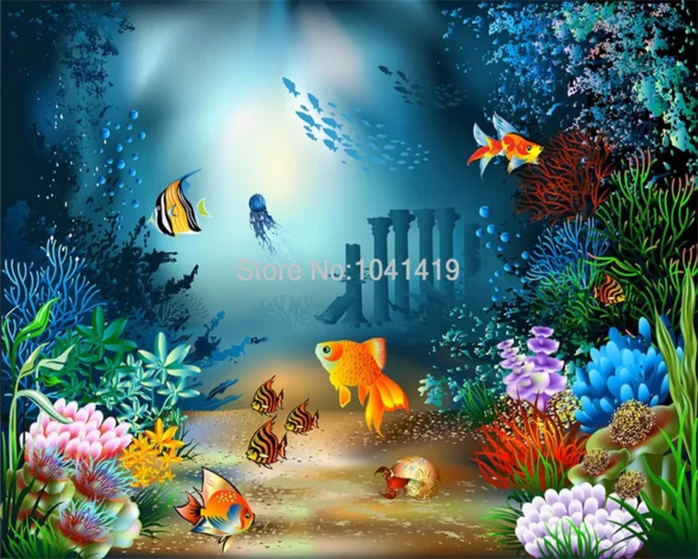 3D Wallpaper Fantasy Sea World V 