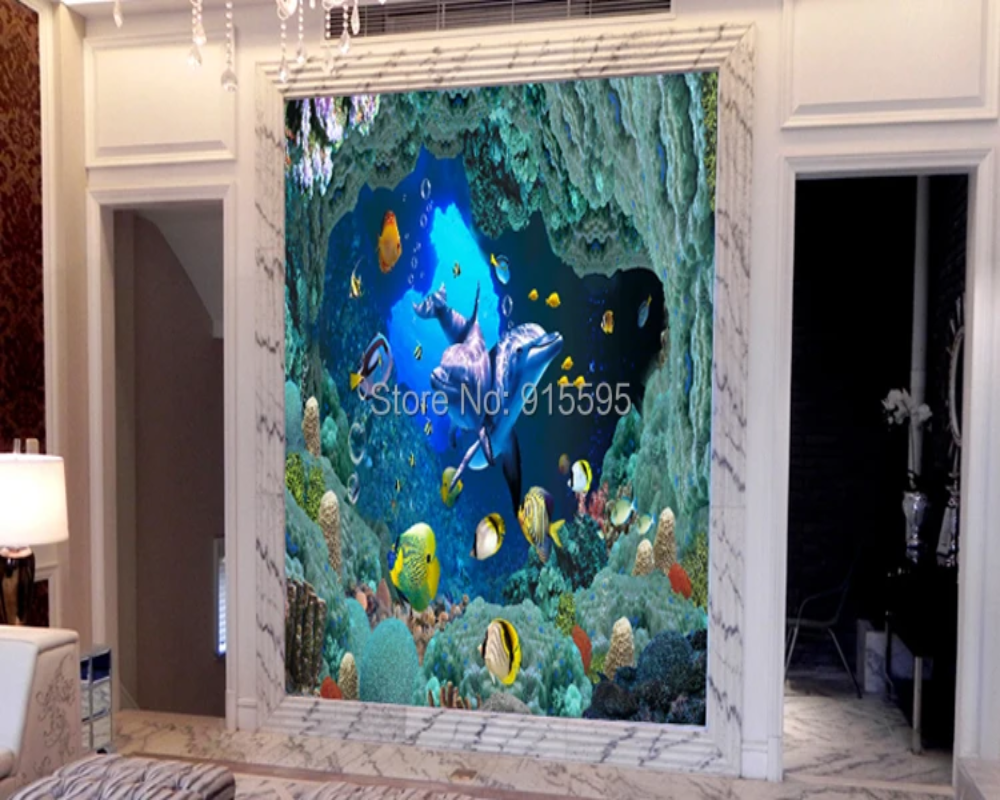 3D Wallpaper Fantasy Sea World VI 