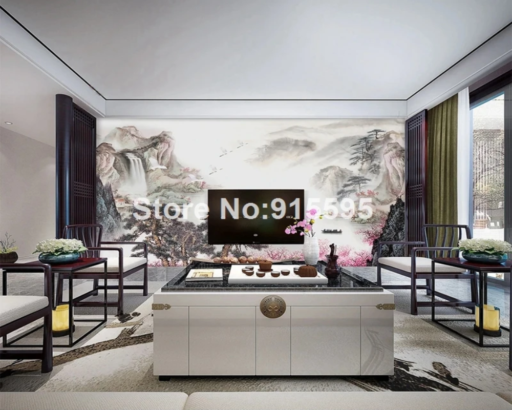 3D Wallpaper Chinese Guang Liu Village