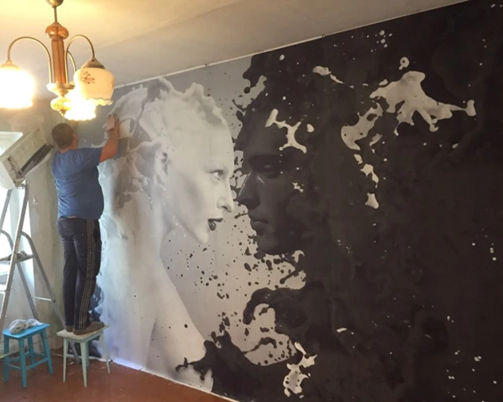 3D Wallpaper Glamorous Women