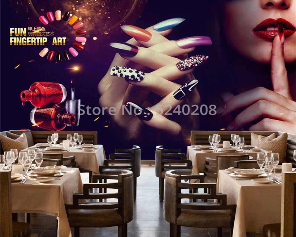 3D Wallpaper Glamour Nails II SKU# WAL0572