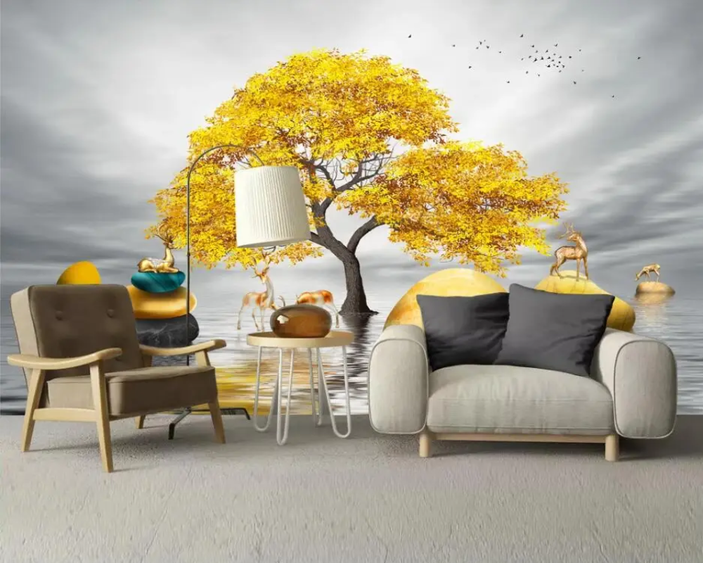 3D Wallpaper Eclectic Natural SKU# WAL0655