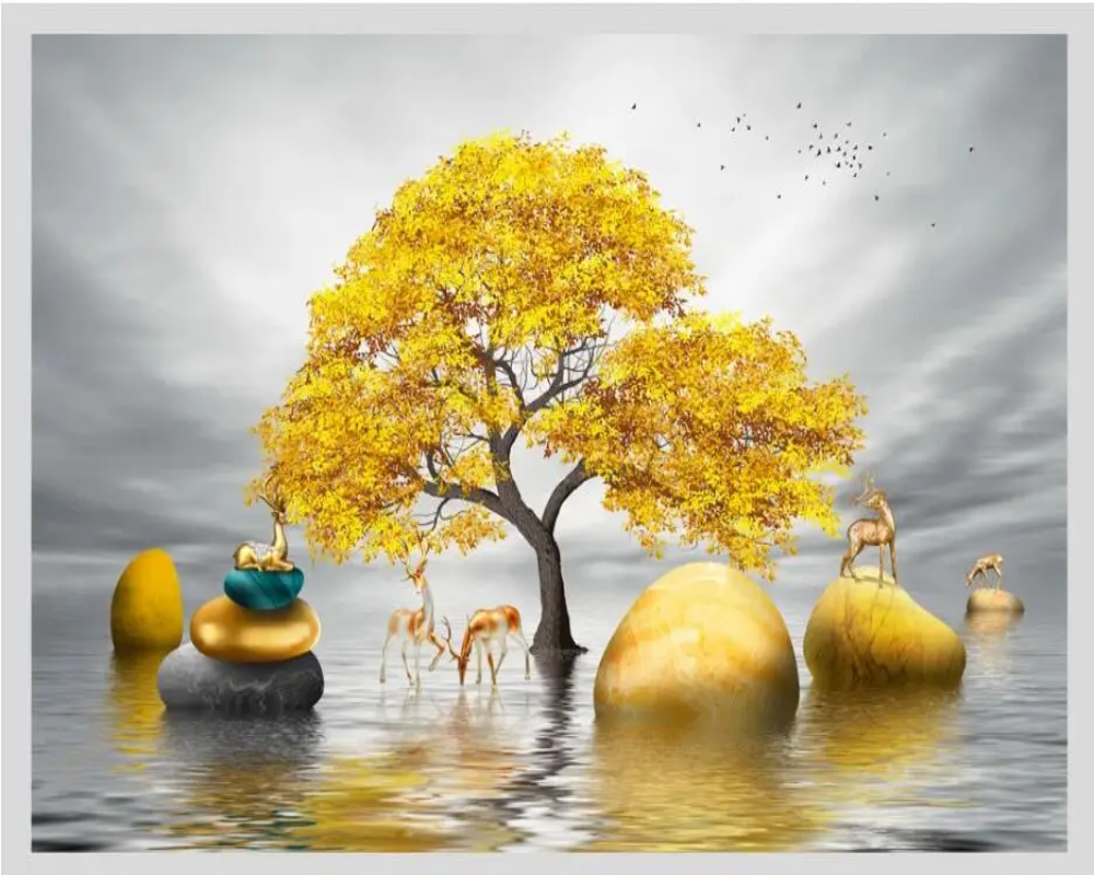 3D Wallpaper Eclectic Natural SKU# WAL0655