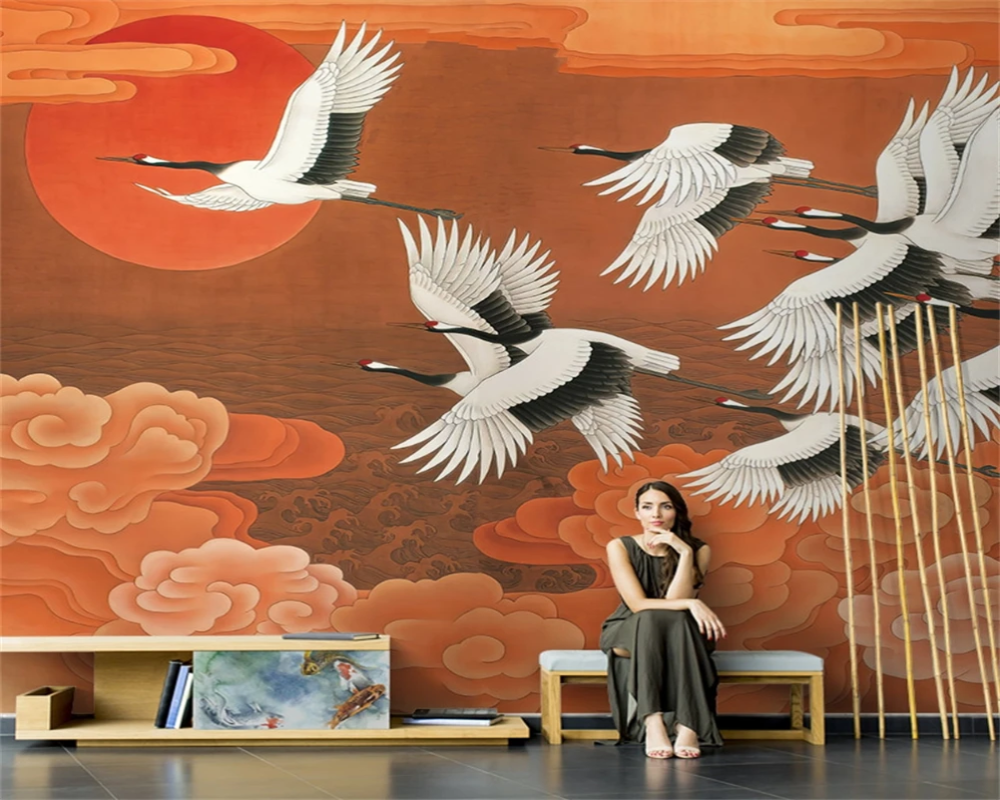 3D Wallpaper Birds of a Feather SKU# WAL0665