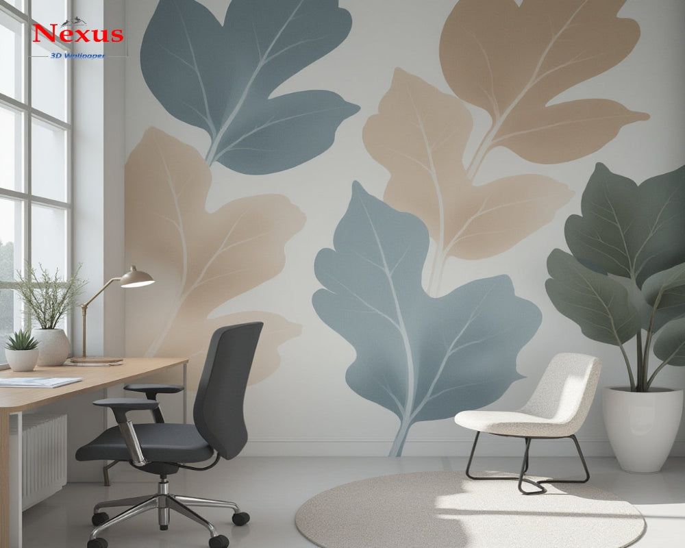 3D Wallpaper Falling Leaves SKU# WAL0737