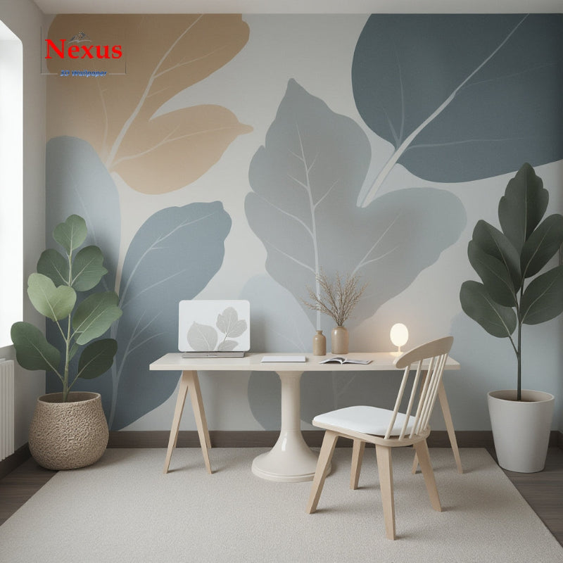 3D Wallpaper Falling Leaves SKU# WAL0737