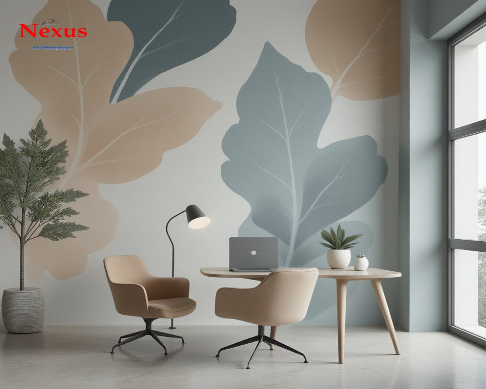 3D Wallpaper Falling Leaves SKU# WAL0737