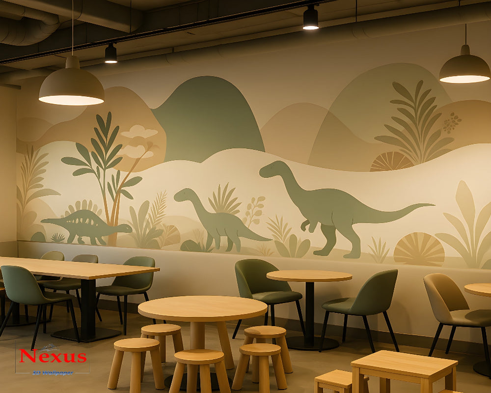 3D Wallpaper Dinosaur Fantasy SKU# WAL0738