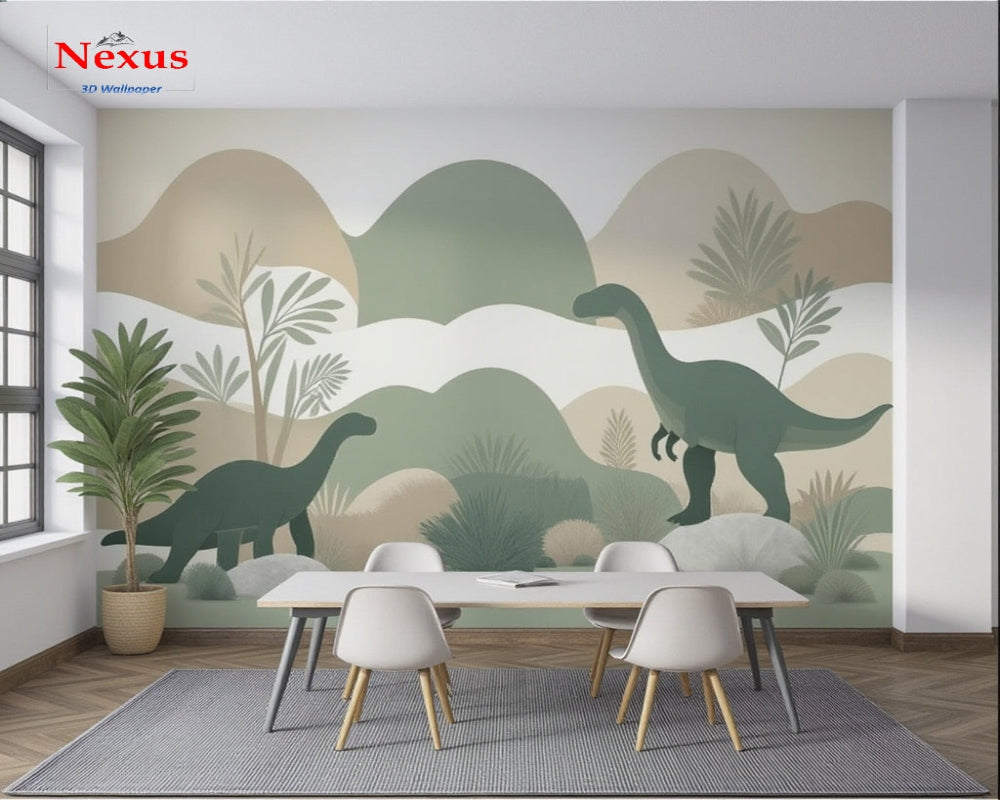 3D Wallpaper Dinosaur Fantasy SKU# WAL0738