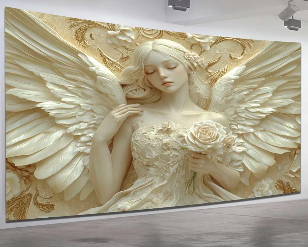 3D Wallpaper Angel Heart SKU# WAL0746