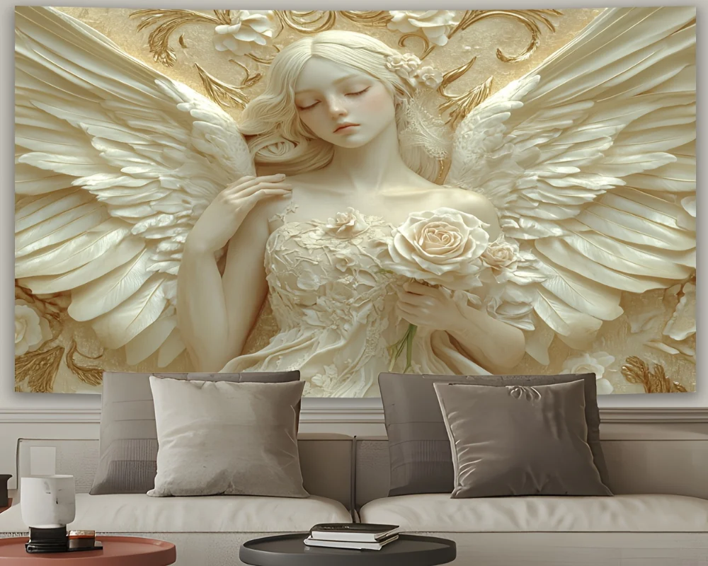 3D Wallpaper Angel Heart SKU# WAL0746